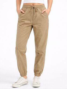 American Eagle ($80) Khaki Jogger Pants Women’s Drawstring Elastic Waist